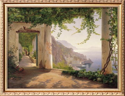 Amalfi Cappuccini by Carl Frederic Aagaard Pricing Limited Edition Print image