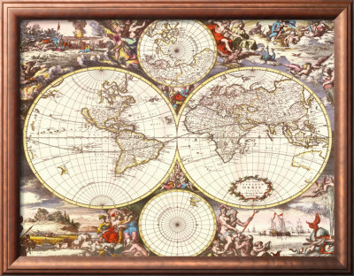 Map Of The World by Joan Blaeu Pricing Limited Edition Print image