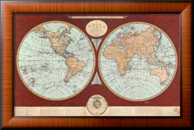 Map Of The World by Mary Elizabeth Pricing Limited Edition Print image