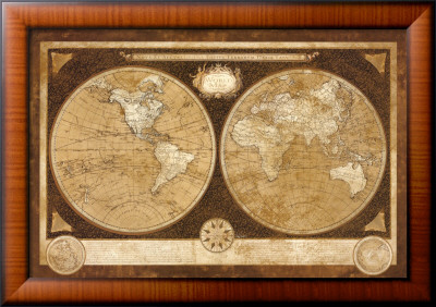 World Map by Mary Elizabeth Pricing Limited Edition Print image