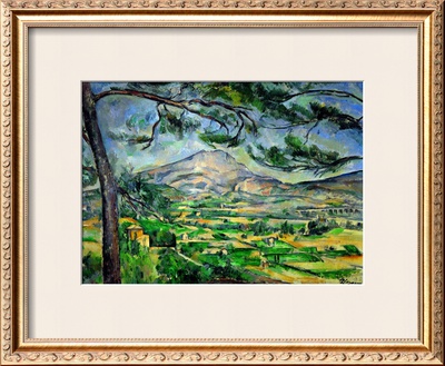 Mont Sainte-Victoire With Large Pine-Tree, Circa 1887 by Paul Cezanne Pricing Limited Edition Print image