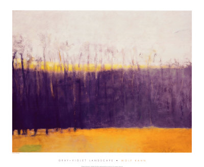Gray-Violet Landscape by Wolf Kahn Pricing Limited Edition Print image