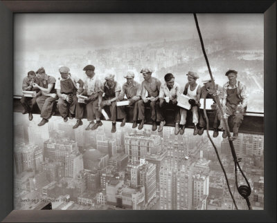 Lunch Atop A Skyscraper, C.1932 by Charles C. Ebbets Pricing Limited Edition Print image