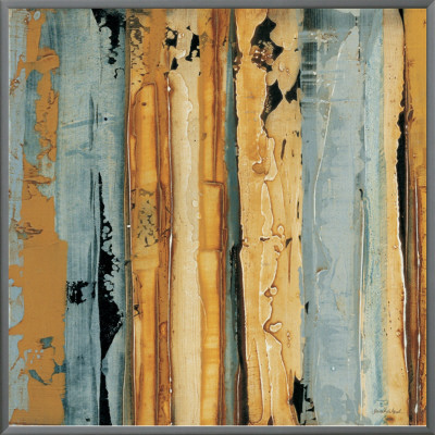 Ochre, Blue Overlay I by Sarah West Pricing Limited Edition Print image