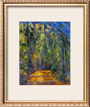 Bend In The Forest Road, 1902-1906 by Paul Cézanne Pricing Limited Edition Print image