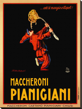 Maccheroni Pianigiani, 1922 by Achille Luciano Mauzan Pricing Limited Edition Print image