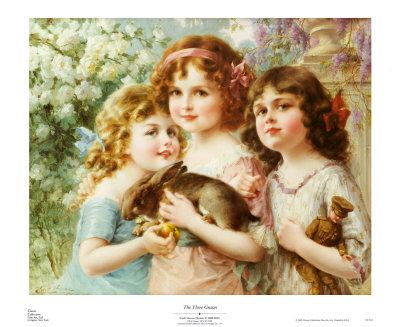 Three Graces by Emile Vernon Pricing Limited Edition Print image
