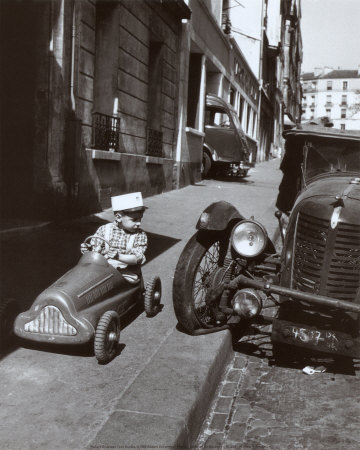 Bolides, Paris, C.1956 by Robert Doisneau Pricing Limited Edition Print image