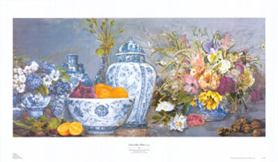 China Blue White by Clarice Smith Pricing Limited Edition Print image