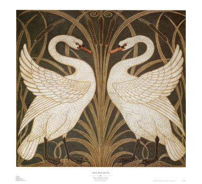 Swan Rush And Iris by Walter Crane Pricing Limited Edition Print image