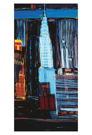 Manhattan Skyline by Mark Gleberzon Pricing Limited Edition Print image