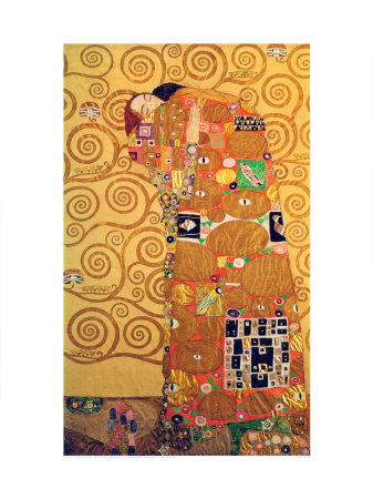 Fulfilment, Stoclet Frieze, C.1909 (Detail) by Gustav Klimt Pricing Limited Edition Print image