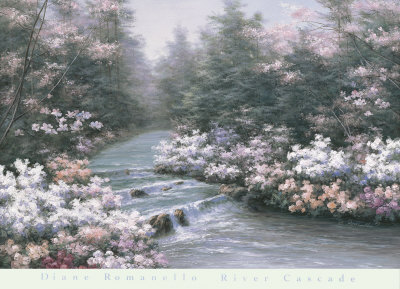 River Cascade by Diane Romanello Pricing Limited Edition Print image