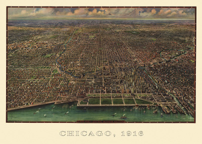 Chicago 1916 by Reincke Pricing Limited Edition Print image