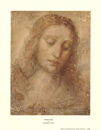 Christ's Head by Leonardo Da Vinci Pricing Limited Edition Print image