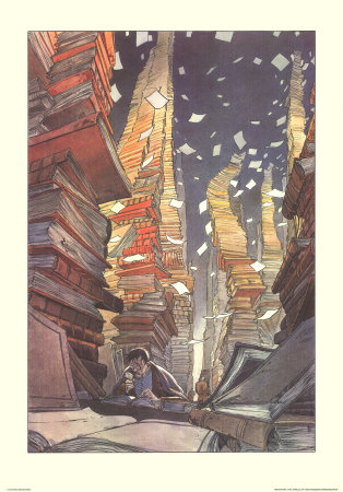 Biblioteque by Francois Schuiten Pricing Limited Edition Print image