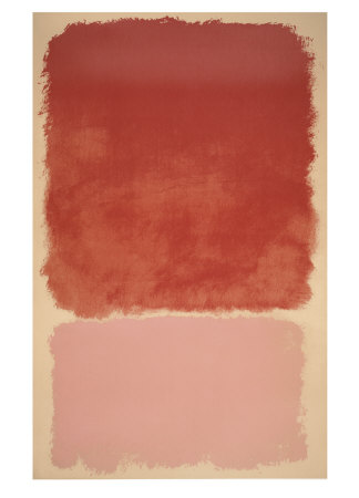 Untitled, 1968 (Red Over Pink) by Mark Rothko Pricing Limited Edition Print image
