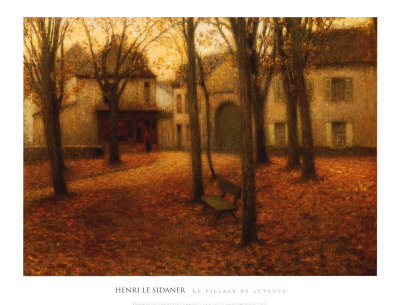 Village En Automne by Henri Le Sidaner Pricing Limited Edition Print image