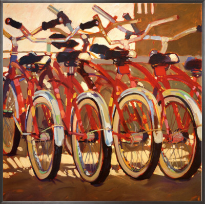 Retro Bikes by Darrell Hill Pricing Limited Edition Print image