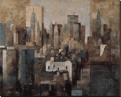 Manhattan And Black Structures by Marti Bofarull Pricing Limited Edition Print image