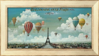 Ballooning Over Paris by Isiah And Benjamin Lane Pricing Limited Edition Print image