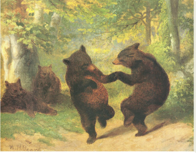 Dancing Bears by William Holbrook Beard Pricing Limited Edition Print image