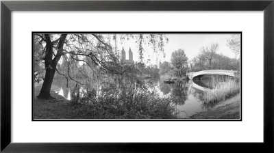 The Lake And Bow Bridge, Central Park, 1992 by Bruce Davidson Pricing Limited Edition Print image
