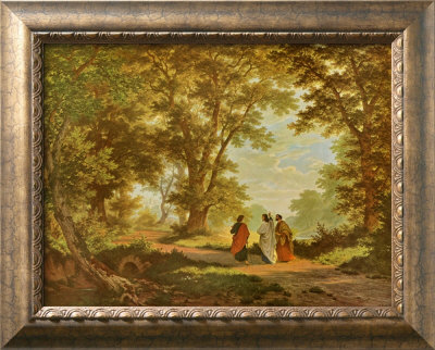 The Journey To Emmaus by Robert Zund Pricing Limited Edition Print image