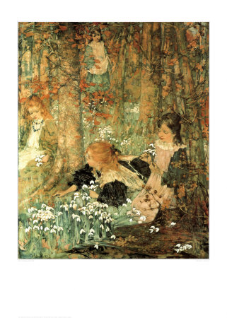 Coming Of Spring by Edward Atkinson Hornel Pricing Limited Edition Print image