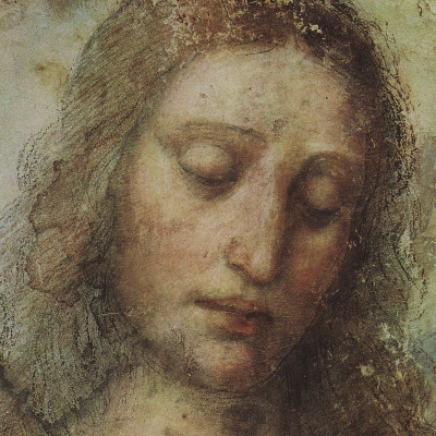 Study Of Christ For Last Supper (Detail) by Leonardo Da Vinci Pricing Limited Edition Print image