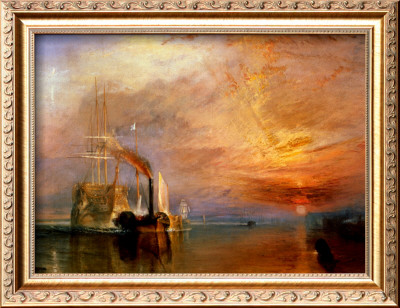 The Fighting Temeraire Tugged To Her Last Berth To Be Broken Up, Before 1839 by William Turner Pricing Limited Edition Print image