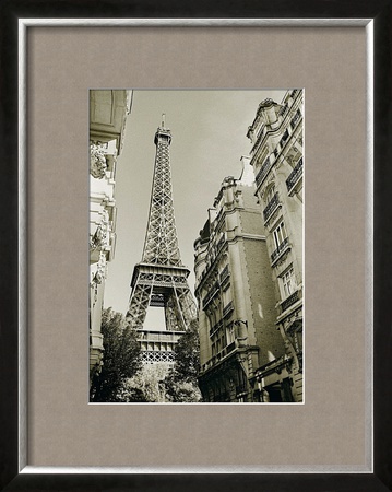 Eiffel Tower Street View, No. 1 by Christian Peacock Pricing Limited Edition Print image