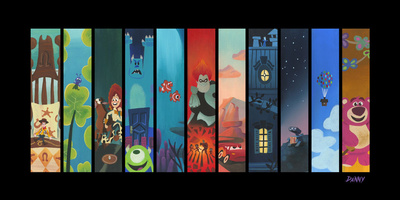 The Pixar Storyline by Daniel Arriaga Pricing Limited Edition Print image
