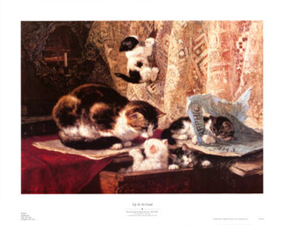Up To No Good by Henriette Ronner-Knip Pricing Limited Edition Print image