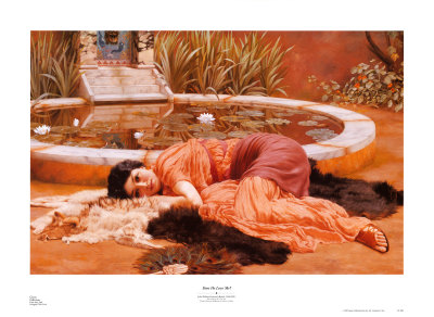 Dolce Far Niente, 1904 by John William Godward Pricing Limited Edition Print image