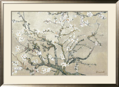 Almond Branches In Bloom, San Remy, C.1890 (Tan) by Vincent Van Gogh Pricing Limited Edition Print image