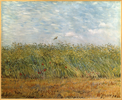 Wheat Field With A Lark by Vincent Van Gogh Pricing Limited Edition Print image