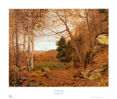 Autumn Landscape by Jervis Mcentee Pricing Limited Edition Print image