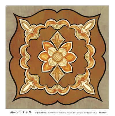 Morocco Tile Ii by Judy Shelby Pricing Limited Edition Print image