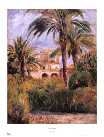 Moroccan Palms by Pierre-Auguste Renoir Pricing Limited Edition Print image