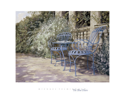 Blue Chairs by Michael Felmingham Pricing Limited Edition Print image
