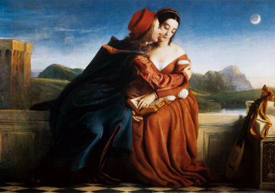 Paolo And Francesca by William Dyce Pricing Limited Edition Print image