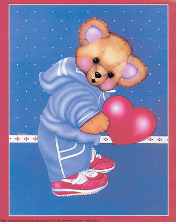 Teddy Heart by Kim Gorham Pricing Limited Edition Print image