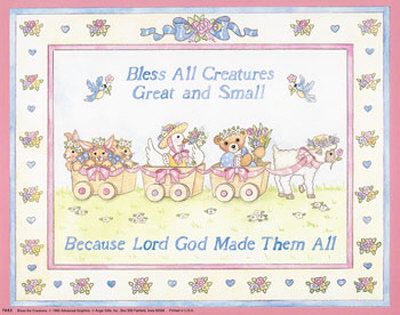 Bless All Creatures by Kim Stembo Pricing Limited Edition Print image