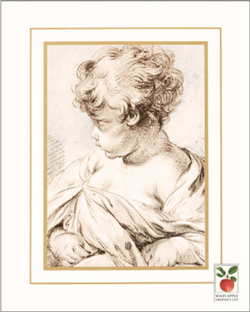 Study Of A Child by Francois Boucher Pricing Limited Edition Print image