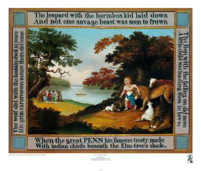 Peaceable Kingdom by Edward Hicks Pricing Limited Edition Print image