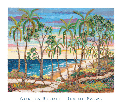 Sea Of Palms by Andrea Beloff Pricing Limited Edition Print image