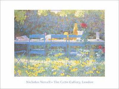 Evening In The Garden by Nicholas Verrall Pricing Limited Edition Print image