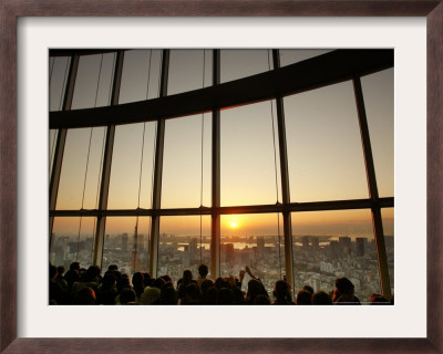 Crowds Gather To Watch The First Sunrise Of The New Year, Tokyo by David Guttenfelder Pricing Limited Edition Print image