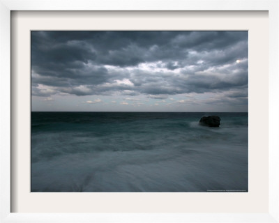 The Moon Rises At The Beach Of Milopotamos, At The Foot Of Mount Pilio by Petros Giannakouris Pricing Limited Edition Print image